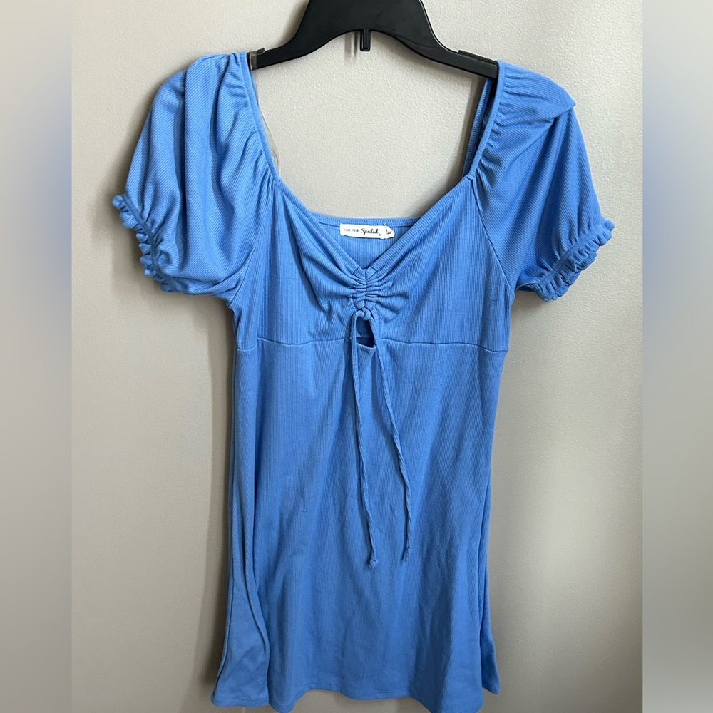 Live to be Spoiled Blue Dress